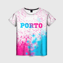 Женская футболка Porto Neon Gradient