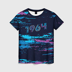 Женская футболка 1964 год рождения - НЕОН
