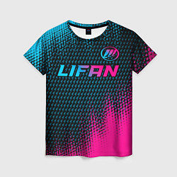 Женская футболка Lifan Auto Neon Gradient