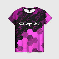 Футболка женская Crysis pro gaming, цвет: 3D-принт