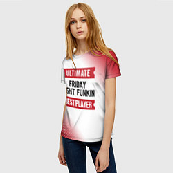 Футболка женская Friday Night Funkin: Best Player Ultimate, цвет: 3D-принт — фото 2