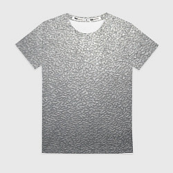 Женская футболка Нержавеющая сталь - текстура шагрень