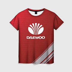 Футболка женская Daewoo - sport, цвет: 3D-принт