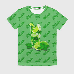 Футболка женская Мохито - коктейль, цвет: 3D-принт