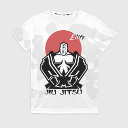Футболка женская Jiu Jitsu red sunJiu Jitsu red sun, цвет: 3D-принт