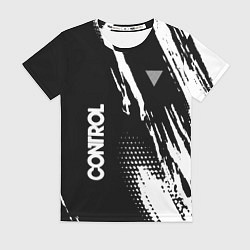 Женская футболка Control Logo