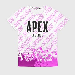 Футболка женская Apex Legends pro gaming: символ сверху, цвет: 3D-принт