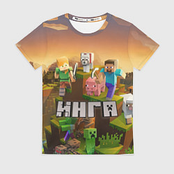 Футболка женская Инга Minecraft, цвет: 3D-принт