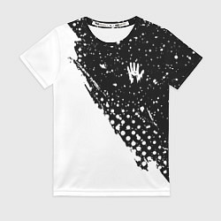 Футболка женская Children of Bodom крапинки краски, цвет: 3D-принт