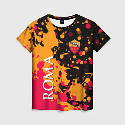 Футболка женская Roma Краска, цвет: 3D-принт