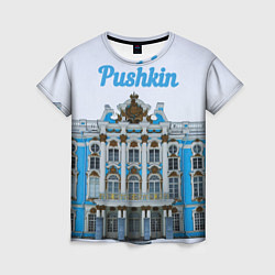 Футболка женская Город Пушкин : Екатерининский дворец, цвет: 3D-принт