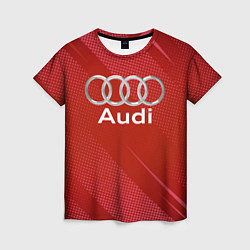 Футболка женская Audi abstraction, цвет: 3D-принт