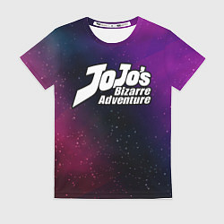 Футболка женская JoJo Bizarre Adventure gradient space, цвет: 3D-принт