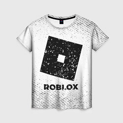 Футболка женская Roblox с потертостями на светлом фоне, цвет: 3D-принт