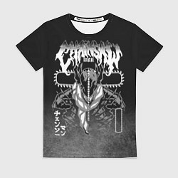 Футболка женская Chainsaw Man Gray, цвет: 3D-принт