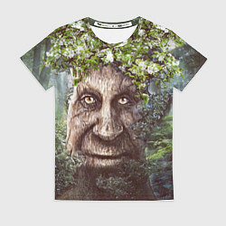 Женская футболка Мудрое Таинственное Дерево