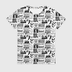 Футболка женская Contemporary music groups, цвет: 3D-принт