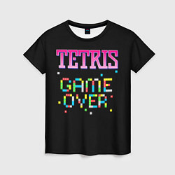 Футболка женская Tetris - Game Over, цвет: 3D-принт