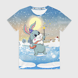 Футболка женская Зайка с волшебной палочкой, цвет: 3D-принт