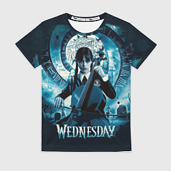 Футболка женская Wednesday Addams 2022, цвет: 3D-принт