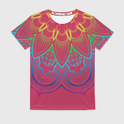Женская футболка Viva magenta mandala