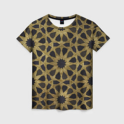 Футболка женская Арабские узоры, Arabian Pattern, цвет: 3D-принт