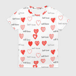 Футболка женская Self love, цвет: 3D-принт