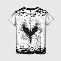 Футболка женская Eagle and vegvsir, цвет: 3D-принт