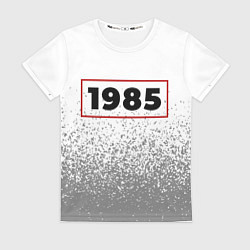 Футболка женская 1985 - в красной рамке на светлом, цвет: 3D-принт