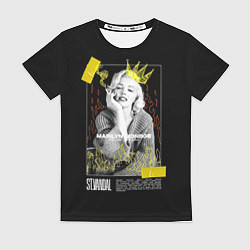 Футболка женская Marilyn Monroe draw picture, цвет: 3D-принт
