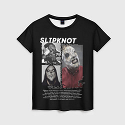 Футболка женская Slipknot текст песни The Devil in I, цвет: 3D-принт