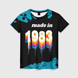 Футболка женская Made in 1983: liquid art, цвет: 3D-принт
