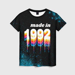 Футболка женская Made in 1992: liquid art, цвет: 3D-принт
