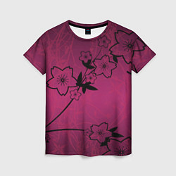 Женская футболка Pink Flower