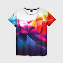 Футболка женская Poly stiil collection, цвет: 3D-принт