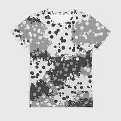 Футболка женская Камуфляж в точку, цвет: 3D-принт