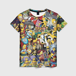 Женская футболка Simpsonhistory
