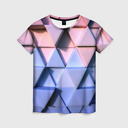 Футболка женская Triangle gradient, цвет: 3D-принт