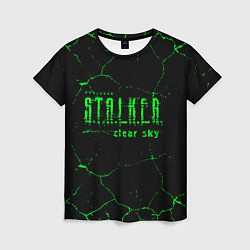 Футболка женская Stalker radiation art, цвет: 3D-принт