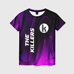 Футболка женская The Killers violet plasma, цвет: 3D-принт