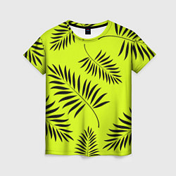 Женская футболка Пальмовые ветви