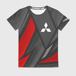Футболка женская Mitsubishi sports racing, цвет: 3D-принт