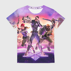 Футболка женская Saints Row - shooter - video game - characters, цвет: 3D-принт