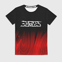 Футболка женская Eagles red plasma, цвет: 3D-принт