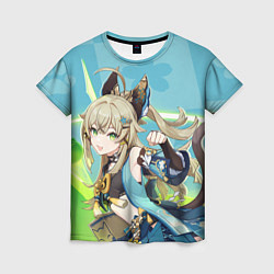 Футболка женская Kirara Genshin Impact, цвет: 3D-принт