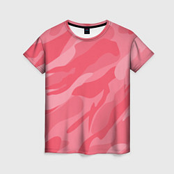 Футболка женская Pink military, цвет: 3D-принт