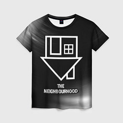 Футболка женская The Neighbourhood glitch на темном фоне, цвет: 3D-принт