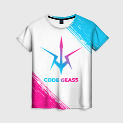 Футболка женская Code Geass neon gradient style, цвет: 3D-принт