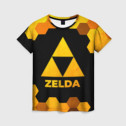 Футболка женская Zelda - gold gradient, цвет: 3D-принт