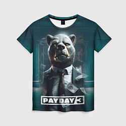 Футболка женская Payday 3 bear, цвет: 3D-принт